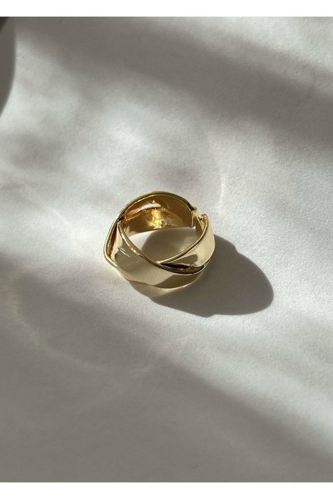 Heliophilia Silver Anillo de Latón Dorado con Recubrimiento de Laca Heliophilia Silver Anillo de Latón Dorado con Recubrimiento de Laca